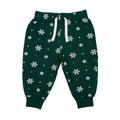 Bottle-White - Front - Larkwood Baby Snowflake Lounge Pants