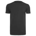 Black - Front - Build Your Brand Mens Cotton Slim T-Shirt