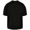 Black - Back - Build Your Brand Mens Plain Ultra Heavyweight T-Shirt
