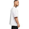 White - Side - Build Your Brand Mens Plain Ultra Heavyweight T-Shirt