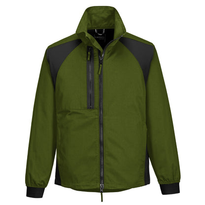 Olive Green - Front - Portwest Mens WX2 Stretch Jacket