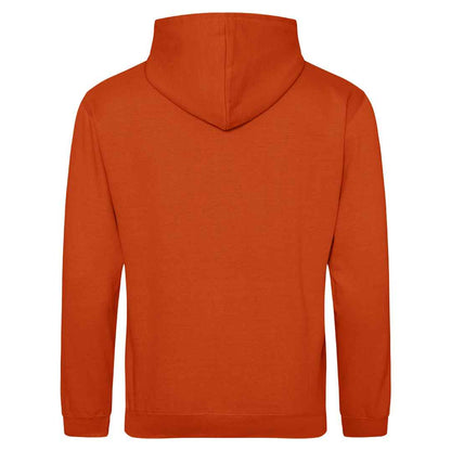 Soft Red - Back - Awdis Mens College Hoodie