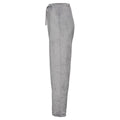 Grey - Side - Ribbon Unisex Adult Eskimo Style Fleece Lounge Pants