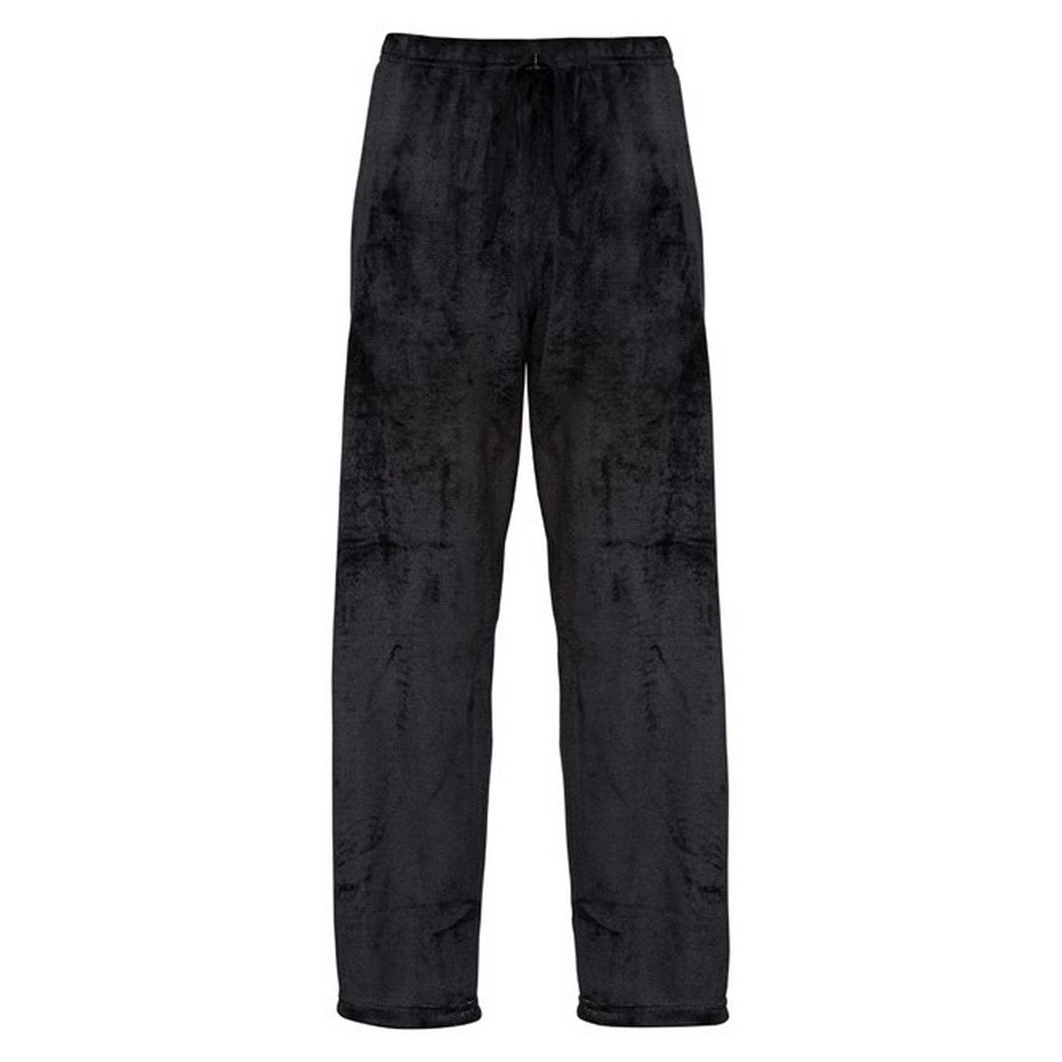Black - Front - Ribbon Unisex Adult Eskimo Style Fleece Lounge Pants