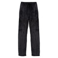 Black - Front - Ribbon Unisex Adult Eskimo Style Fleece Lounge Pants