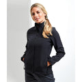 Black - Lifestyle - Premier Womens-Ladies Windchecker Recycled Printable Soft Shell Jacket