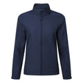 Navy - Front - Premier Womens-Ladies Windchecker Recycled Printable Soft Shell Jacket