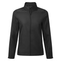 Black - Front - Premier Womens-Ladies Windchecker Recycled Printable Soft Shell Jacket