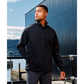 Black - Close up - Premier Mens Windchecker Soft Shell Jacket