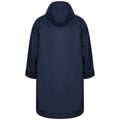 Navy - Back - Finden & Hales Childrens-Kids Raincoat