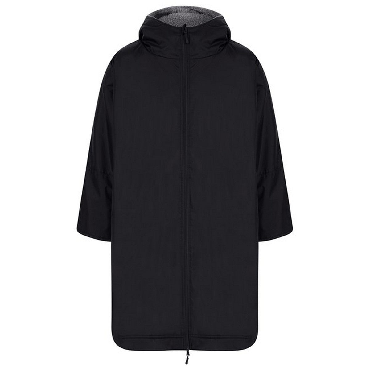 Black - Front - Finden & Hales Childrens-Kids Raincoat