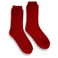 Red - Front - Ribbon Unisex Adult Eskimo Style Fleece Socks