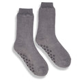 Grey - Front - Ribbon Unisex Adult Eskimo Style Fleece Socks