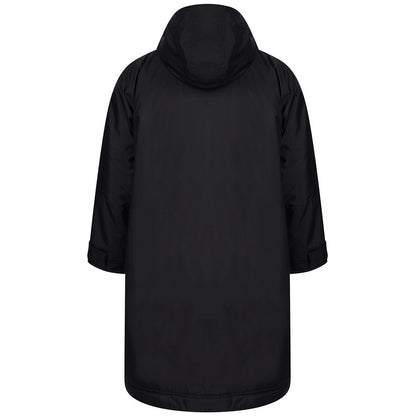 Black - Back - Finden & Hales Unisex Adult Raincoat