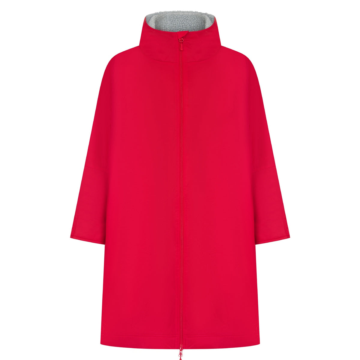Red - Front - Finden & Hales Unisex Adult Raincoat