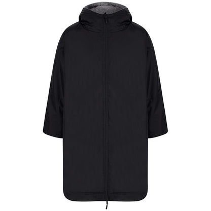 Black - Front - Finden & Hales Unisex Adult Raincoat