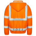 Orange - Back - PRO RTX Mens High-Vis Hi-Vis Vest