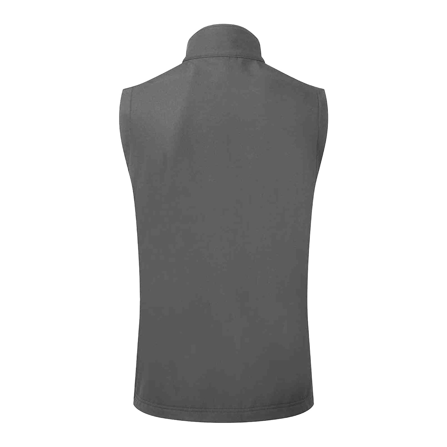Dark Grey - Back - Premier Mens Windchecker Recycled Printable Gilet