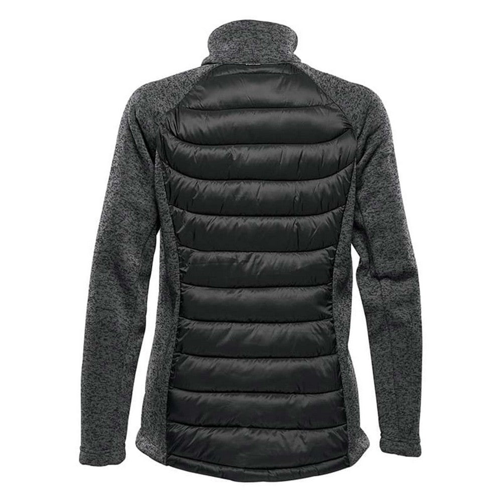 Black-Dolphin Heather - Back - Stormtech Womens-Ladies Narvik Padded Jacket
