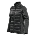 Black-Dolphin Heather - Side - Stormtech Womens-Ladies Narvik Padded Jacket