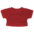 Red - Front - Mumbles Teddy Bear T-Shirt Accessory