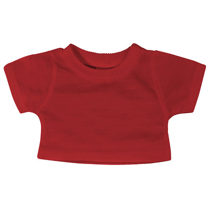 Red - Front - Mumbles Teddy Bear T-Shirt Accessory