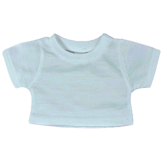 Baby Blue - Front - Mumbles Teddy Bear T-Shirt Accessory
