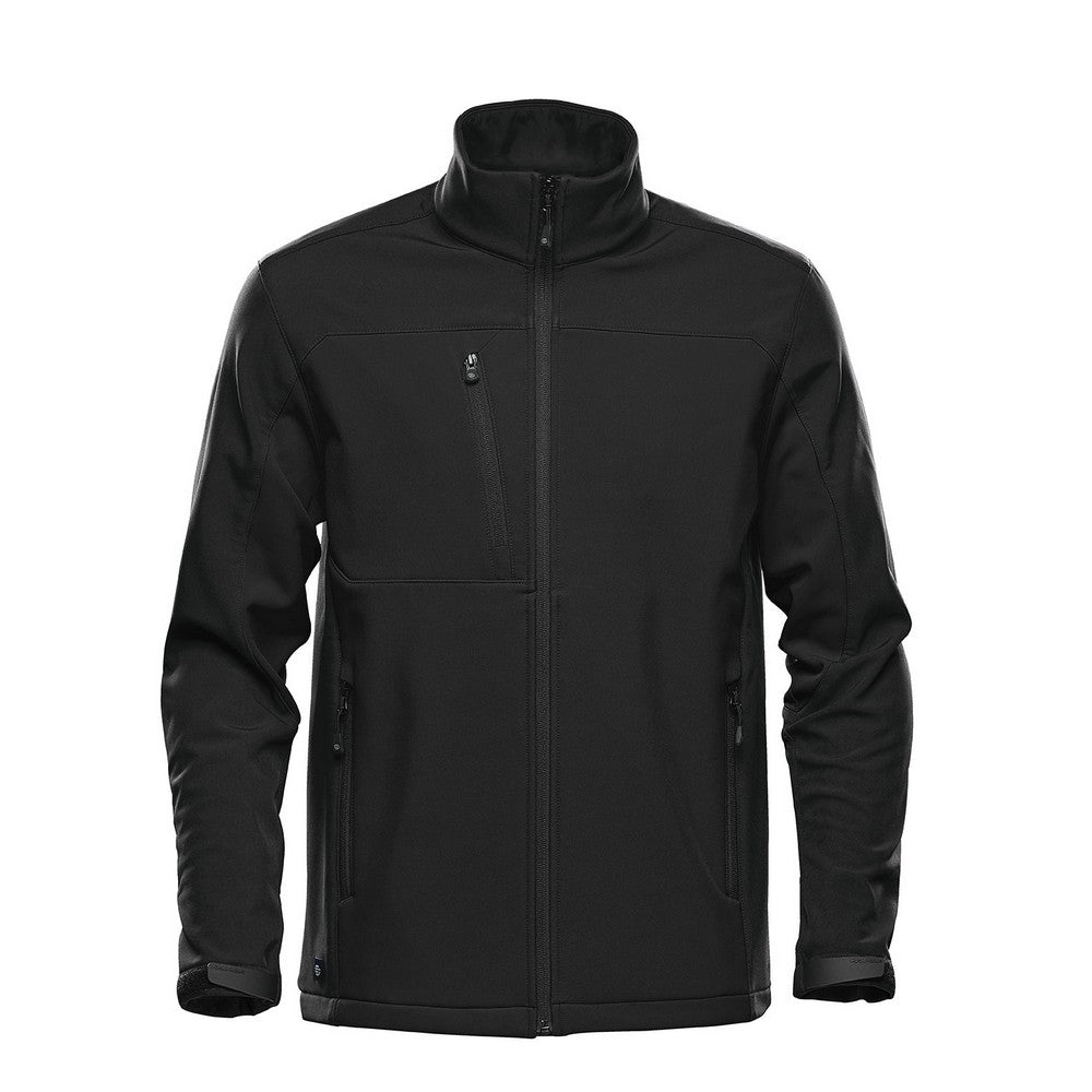 Black - Front - Stormtech Mens Cascades Soft Shell Jacket