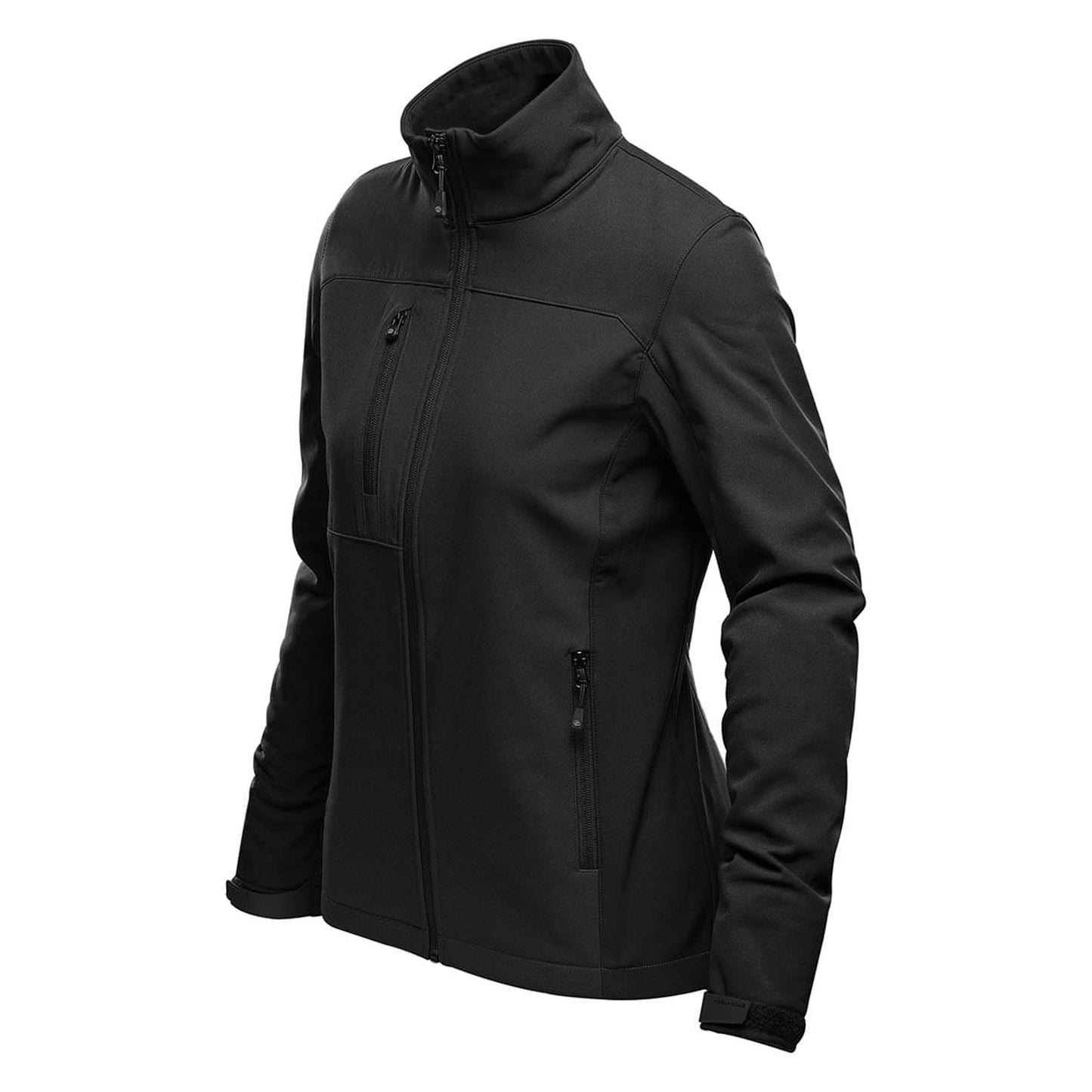 Black - Side - Stormtech Mens Cascades Soft Shell Jacket
