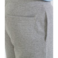 Heather Grey Melange - Back - Mens Recycled Jersey Shorts
