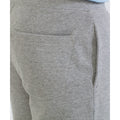 Heather Grey Melange - Back - Wombat Mens Recycled Jersey Shorts