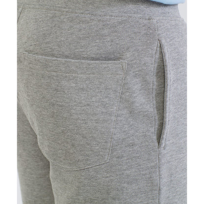Heather Grey Melange - Back - Wombat Mens Recycled Jersey Shorts
