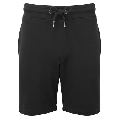 Black - Front - Wombat Mens Recycled Jersey Shorts