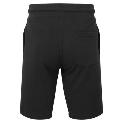 Black - Back - Wombat Mens Recycled Jersey Shorts