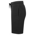 Black - Side - Wombat Mens Recycled Jersey Shorts