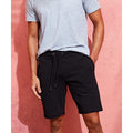 Black - Close up - Mens Recycled Jersey Shorts
