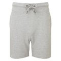 Heather Grey Melange - Front - Mens Recycled Jersey Shorts
