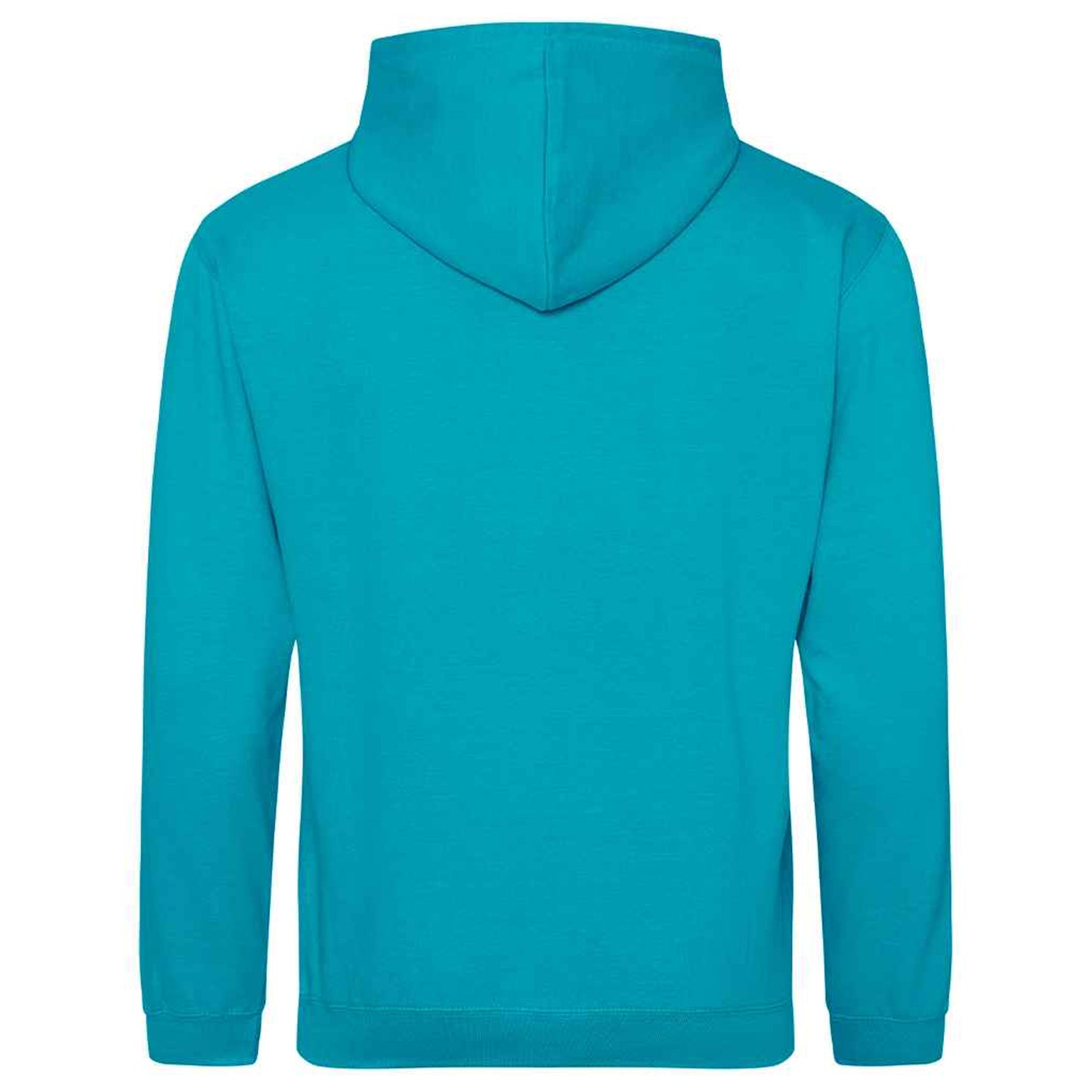 Lagoon Blue - Back - Awdis Mens Hoodie