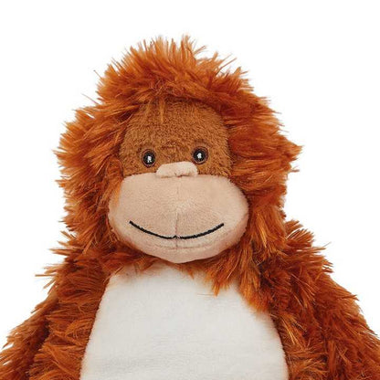Brown-White - Back - Mumbles Orangutan Plush Toy