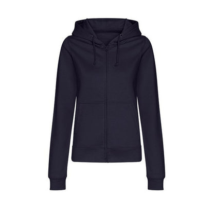 New French Navy - Front - Awdis Womens-Ladies College Hoodie