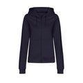 New French Navy - Front - Awdis Womens-Ladies College Hoodie