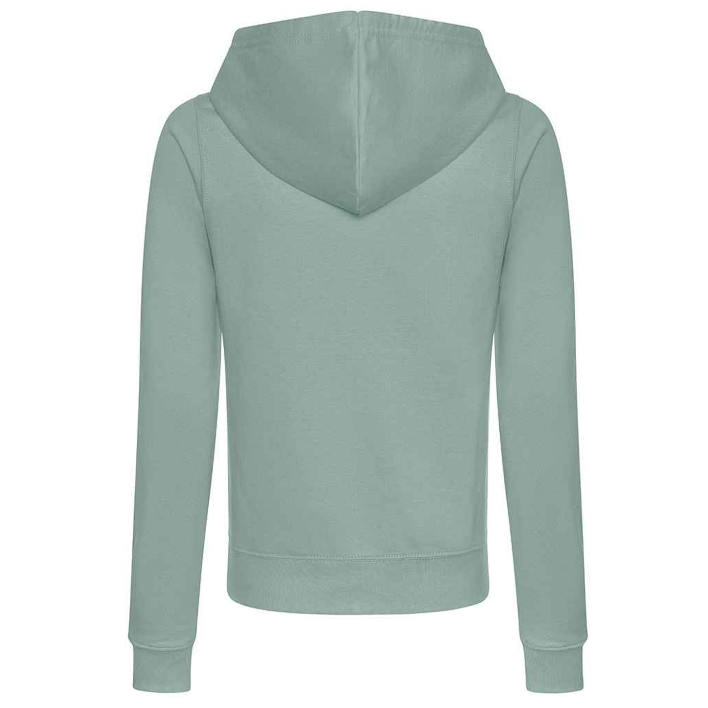 Dusty Green - Back - Awdis Womens-Ladies College Hoodie