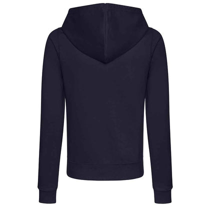 New French Navy - Back - Awdis Womens-Ladies College Hoodie