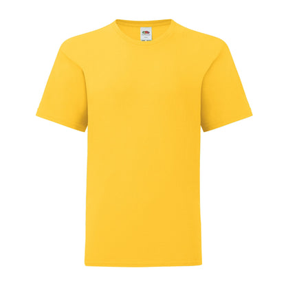 Sunflower - Front - Fruit of the Loom Childrens-Kids Iconic 150 T-Shirt