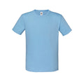 Sky Blue - Front - Fruit of the Loom Childrens-Kids Iconic 150 T-Shirt