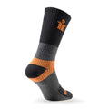 Black-Grey-Orange - Back - Scruffs Mens Trade Socks (Pack Of 3)