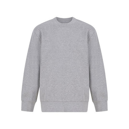 Heather Grey - Front - SF Minni Childrens-Kids Curved Hem Sweatshirt