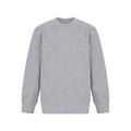 Heather Grey - Front - SF Minni Childrens-Kids Curved Hem Sweatshirt