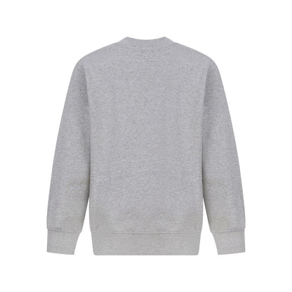 Heather Grey - Back - SF Minni Childrens-Kids Curved Hem Sweatshirt