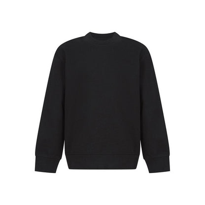 Black - Front - SF Minni Childrens-Kids Curved Hem Sweatshirt